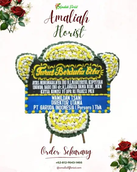 Papan Bunga Duka Simomulyo Baru